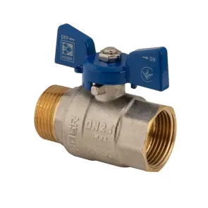 Кран кульовий Koer 1" ГШМ (KR.218.B) синій (KR2721) №5