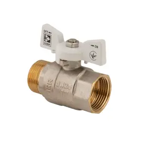 Кран шаровый Koer 1" ГШБ (KR.218.W) белый (KR0184) №5