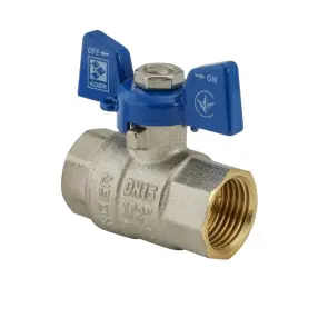 Кран шаровый Koer 1/2" ГГБ (KR.217.B) синий (KR2719) №5