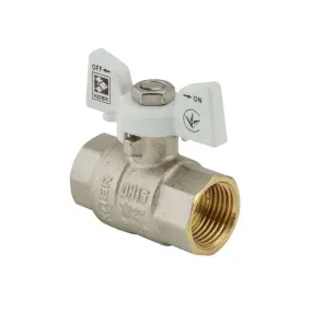 Кран шаровый KOER 1/2" ГГБ (KR.217.W) белый (KR0177) №5