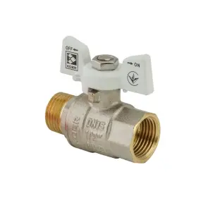 Кран шаровый KOER 1/2" ГШБ (KR.218.W) белый (KR0182) №5
