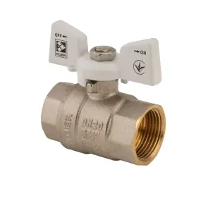 Кран шаровый Koer 3/4" ГГБ (KR.217.W) белый (KR0179) №5