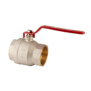 Кран шаровый Koer KR.214 - 3" FF ГГР (ручка"рычаг" красная) (KR4951) №4