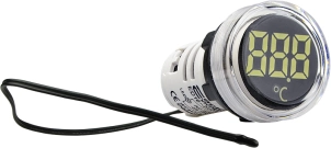Круглий цифровий вимірювач температури ED16-22WD -25С - 150С (білий) №1