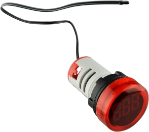 Круглый цифровой измеритель температуры ED16-22WD -25С – 150С (красный) №2