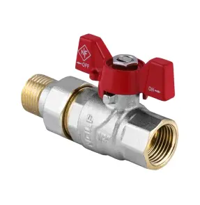 Кран кульовий з американкою 1/2" ГШМ (NF.921) Nolf (NF2961) №1
