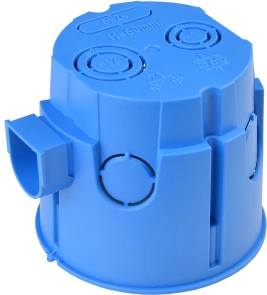 Коробка установочная углубленная, ᴓ 65 мм, бетон, КМ 02 (уп. 50шт) №2