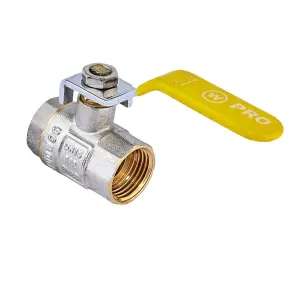 Кран кульовий ГГВ (газ) Waterpro WP602-15FFL-Y - 1/2" FFL (WP2929) №2