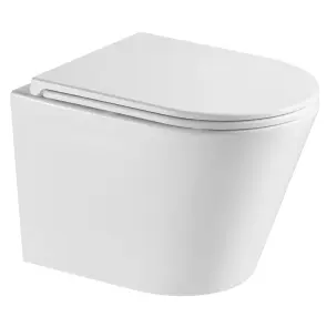 Унітаз підвісний Mixxus Premium Bevel-0301-T3 515x355x365mm, система змиву Tornado 3.0 (MP6472) №1