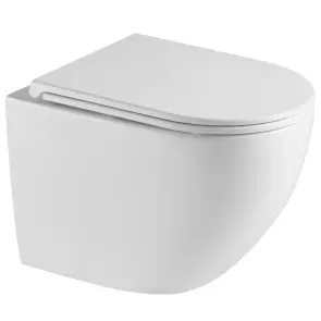 Унітаз підвісний Mixxus Premium Ellipse-0303-T3 520x365x360mm, система змиву Tornado 3.0 (MP6465) №1