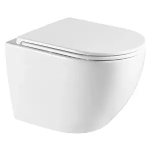 Унітаз підвісний Mixxus Premium Ellipse-0304-R 540x360x360mm, система змиву Rimless (MP6466) №1