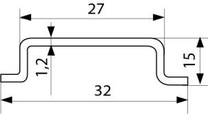 Din-рейка TH(TS)-35-1,5 (1м/шт) №4