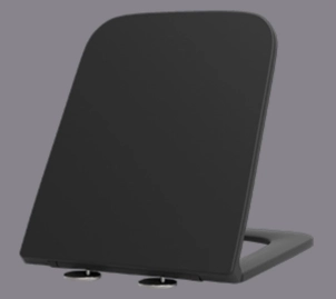 Унітаз підвісний Mixxus Premium Quadro-0302-R Black 530x360x365mm, система змиву RIMLESS (MP6455) №2