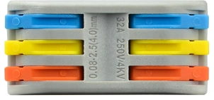 Клемма соединительная универсальная PCT-2-3-С (цветная) №3