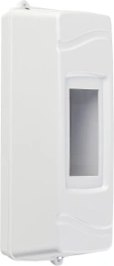 Корпус модульный пластиковый, 1 модуль, навесной, без дверцы, серии UBox №1