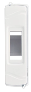 Корпус модульный пластиковый, 1 модуль, навесной, без дверцы, серии UBox №4