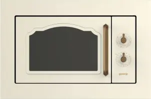 Микроволновая печь Gorenje встраиваемая Retro, 23л, мех. управл., 800Вт, гриль, бежевый №2