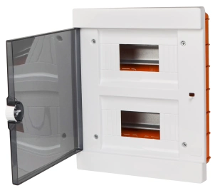 Корпус модульний пластиковий, 16 модулів, вбудований, серії UBox №4