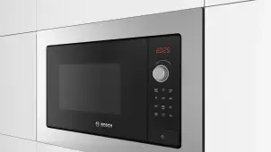 Микроволновая печь Bosch встроенная, 25л, электр. рул., 800Вт, гриль, дисплей, нержавеющая сталь №3