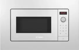 Микроволновая печь Bosch встроенная, 21л, электр. упр., 800Вт, дисплей, белый
