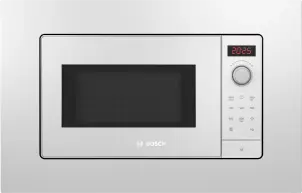 Мікрохвильова піч Bosch вбудована, 21л, електр. керув., 800Вт, дисплей, білий №1