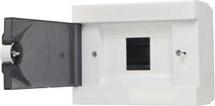 Корпус модульний пластиковий, 6 модулів, навісний, серії UBox №3