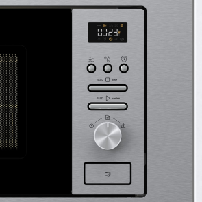 Микроволновая печь Gorenje встраиваемая, 20л, мех. управл., 800Вт, гриль, дисплей, инвертор, нерж №5