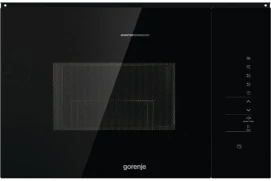Микроволновая печь Gorenje встраиваемая, 25л, электр. управл., 900Вт, гриль, дисплей, инвертор, черный