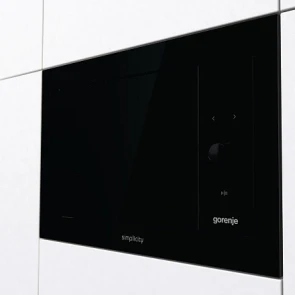 Микроволновая печь Gorenje встраиваемая Simplicity, 23л, мех. управл., 900Вт, гриль, дисплей, черный №2