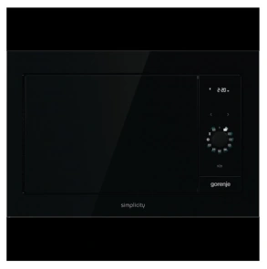 Микроволновая печь Gorenje встраиваемая Simplicity, 23л, мех. управл., 900Вт, гриль, дисплей, черный №3