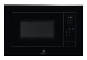 Микроволновая печь Electrolux встроенная, 25л, электрон. управление, 900Вт, гриль, дисплей, черный №2