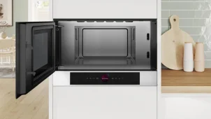 Микроволновая печь Bosch встроенная, 20л, электр. управляющий, 900Вт, дисплей, белый №3