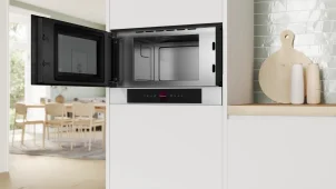 Микроволновая печь Bosch встроенная, 20л, электр. управляющий, 900Вт, дисплей, белый №4