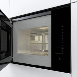 Микроволновая печь Gorenje встраиваемая, 25л, электр. управл., 900Вт, гриль, дисплей, инвертор, черный №6