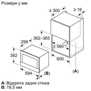 Микроволновая печь Bosch встроенная, 20л, электр. управляющий, 900Вт, дисплей, белый №6