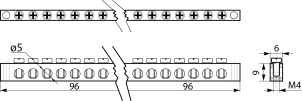 Нулевая шина 12 отв. (6*9) №2