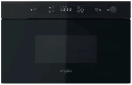Мікрохвильова піч Whirlpool вбудована, 22л, електронне упр., 750Вт, дисплей, чорний