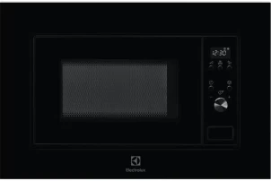 Микроволновая печь Electrolux встроенная, 20л, электрон. управление, 700Вт, дисплей, черный №1