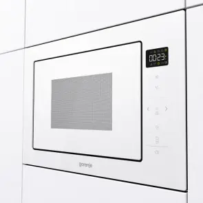 Микроволновая печь Gorenje встраиваемая, 25л, электр. управл., 900Вт, гриль, дисплей, приготовление на нескольких уровнях, белый №3