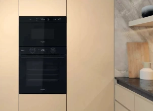 Мікрохвильова піч Whirlpool вбудована, 22л, електронне упр., 750Вт, дисплей, чорний №7