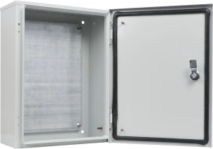 Корпус з монтажною панеллю металевий 40*30*15, IP54, серії UBox №4