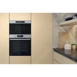 Мікрохвильова піч Whirlpool вбудована, 22л, електронне упр., 750Вт, дисплей, нерж №7