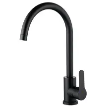 Смеситель Для кухни Zerix DAX-011 Black из нерж. стали SUS304 (цв. Черный) (ZX4817)