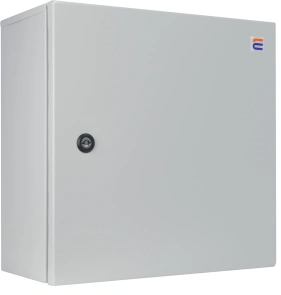 Корпус з монтажною панеллю металевий 40*40*25, IP54, серії UBox №2
