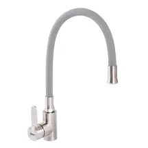 Смеситель Для кухни Zerix LR74004-9 с серым гибким изливом (LL1204)