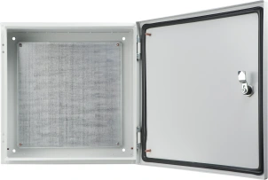 Корпус з монтажною панеллю металевий 40*40*25, IP54, серії UBox №4