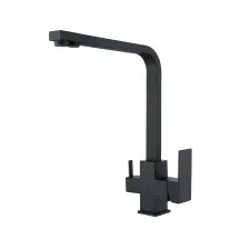 Смеситель Для кухни с выходом для питьевой воды Zerix KUB-021 Black из нерж. стали SUS304 (ZX4856)