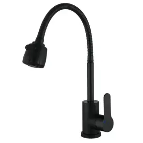 Смеситель Для кухни Zerix DAX-011 Black Reflector с нерж. стали SUS304 (ZX4822) №1