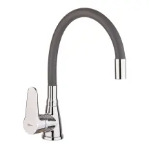 Змішувач для кухНі Zerix SOP7 146 Reflector Gray (ZX4652)