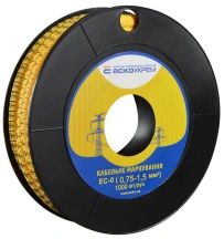 Маркировка EC-0 0.75-1.5 кв.мм2 "земля"